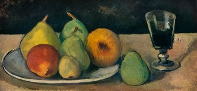 Vaso y peras, 1879-80 de Paul Cézanne