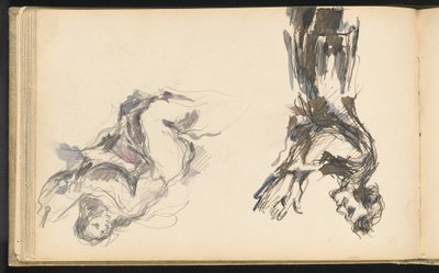 Victor Chocquet y un ángel para "La apoteosis de Delacroix" de Paul Cézanne
