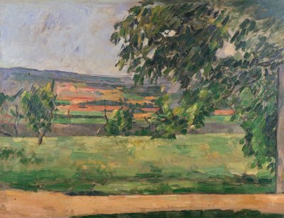 Vista desde el Jas de Bouffan, 1875-76 de Paul Cézanne