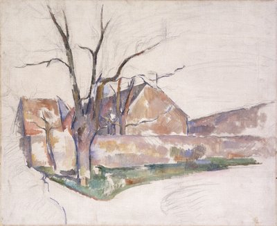 Paisaje de invierno, c.1885 de Paul Cézanne