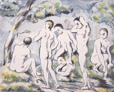 Los pequeños bañistas de Paul Cézanne, Auguste Clot