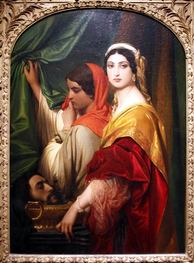 Herodías con la cabeza de San Juan Bautista de Paul Delaroche