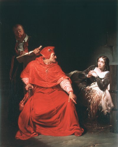 Juana de Arco en prisión, 1825 de Paul Delaroche