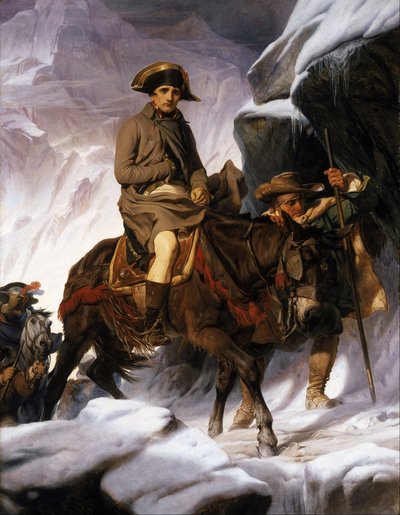 Napoleón Cruzando los Alpes de Paul Delaroche