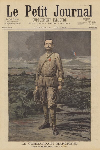 Mayor Jean-Baptiste Marchand, soldado y explorador francés de Paul Dominique Philippoteaux