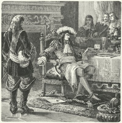 Guillermo de Orange recibiendo la noticia del nacimiento del Príncipe de Gales de Paul Dominique Philippoteaux