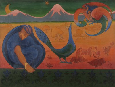 El paisaje nabique, 1890 de Paul Elie Ranson