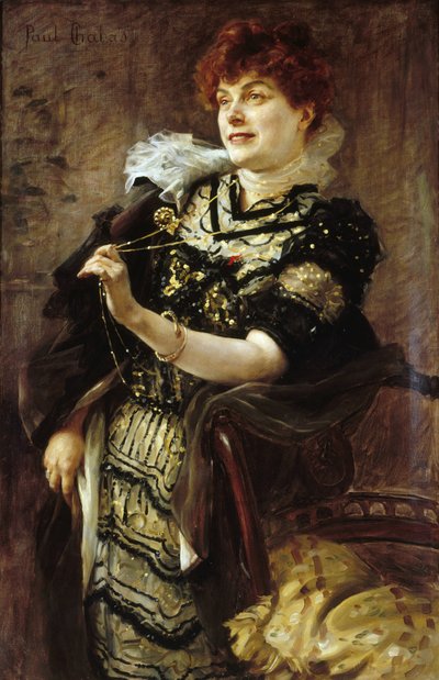 Retrato de Daniel Lesueur de Paul Emile Chabas