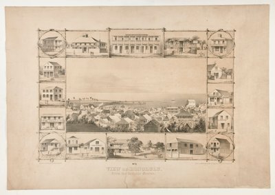 Vista de Honolulu, De la Iglesia Católica (No. 3) de Paul Emmert