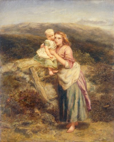 Campesinos en un páramo, 1871 de Paul Falconer
