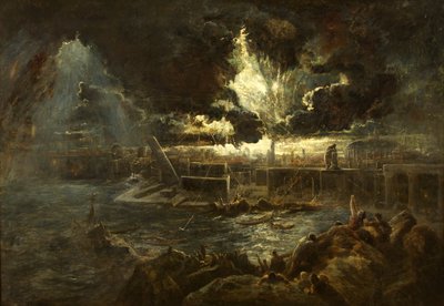 La Destrucción de Pompeya, c.1835 de Paul Falconer Poole