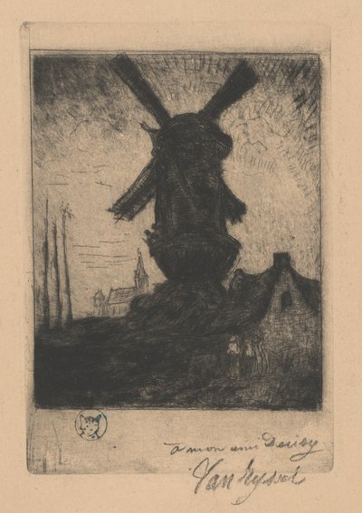 Molino del norte en el valle de Creuse de Paul Ferdinand Gachet