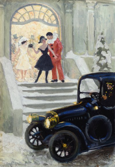 Después del baile, 1917 de Paul Fischer