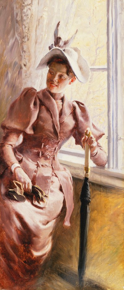 En la Ventana, 1892 de Paul Fischer