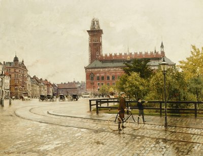 Raadhuspladsen, Copenhague, 1893 de Paul Fischer