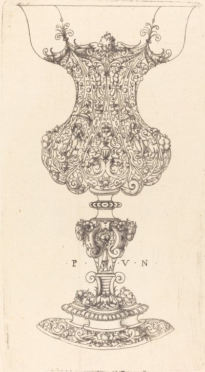 Jarrón ornamentado de Paul Flindt II