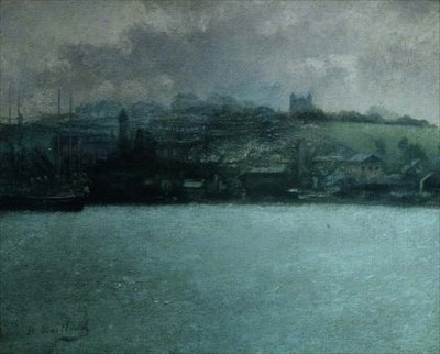 Rochester desde el Medway de Paul Fordyce Maitland