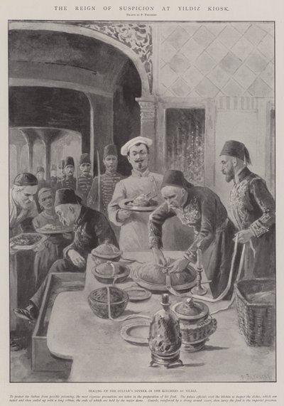 El reinado de la sospecha en Yildiz Kiosk de Paul Frenzeny