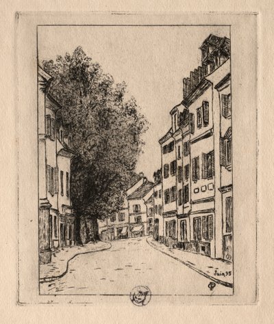 Seis grabados: Notre Dame, Pontoise, 1895 de Paul Gachet