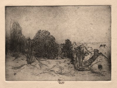 Six Etchings: Vesnots, Auvers on the Oise de Paul Gachet
