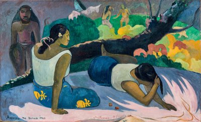 Arearea no Varua ino Palabras del Diablo o Mujeres tahitianas reclinadas de Paul Gauguin