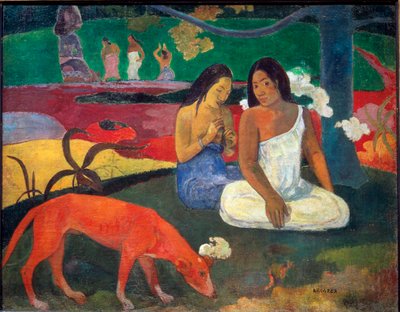 Arearea o El Perro Rojo de Paul Gauguin