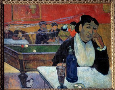 En el café (Arles) de Paul Gauguin