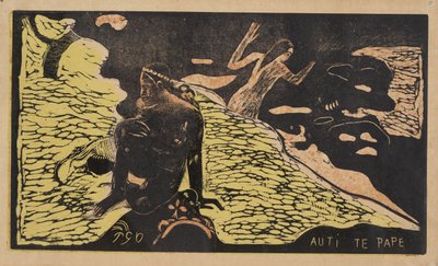Auti Te Pape Mujeres en el río de la serie Noa Noa, 1893-1894 de Paul Gauguin