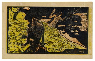 Mujeres en el río, de la Suite Noa Noa de Paul Gauguin