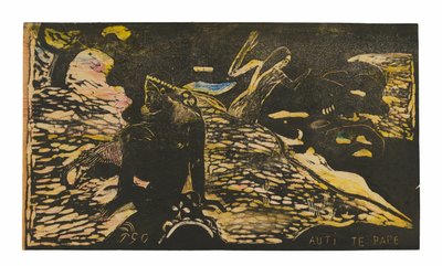 Auti te pape (Mujeres en el río), de la Suite Noa Noa de Paul Gauguin