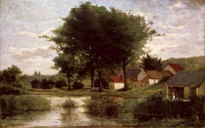 Paisaje de otoño, 1877 de Paul Gauguin