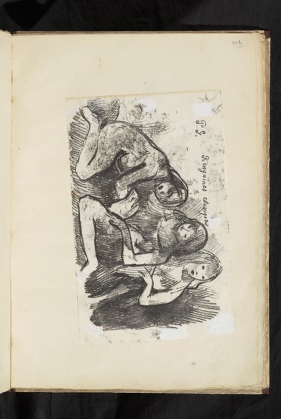 Avant et après - Fragmento de la Natividad de Paul Gauguin