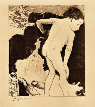 Bañistas bretonas de Paul Gauguin