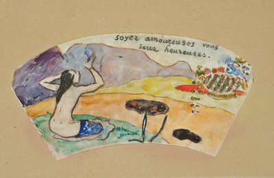 "Estar enamorado te hará feliz" de Paul Gauguin