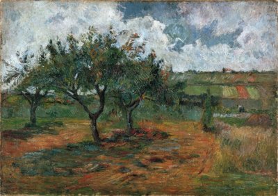 Manzanos en flor de Paul Gauguin