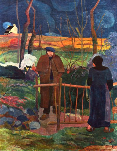 Bonjour Monsieur Gauguin, 1889 de Paul Gauguin