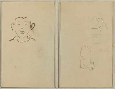 Rostro de Niño; Dos Ovejas de Paul Gauguin