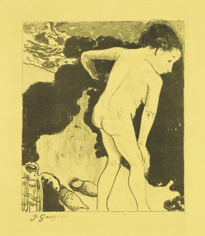 Bañistas bretones de Paul Gauguin