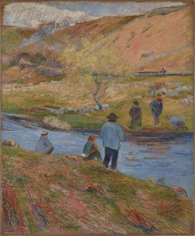 Pescadores bretones, 1888 de Paul Gauguin