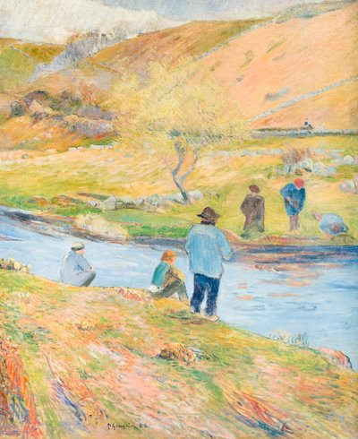 Pescadores bretones de Paul Gauguin