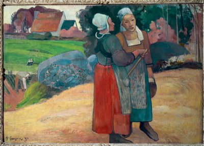 Campesinos bretones de Paul Gauguin