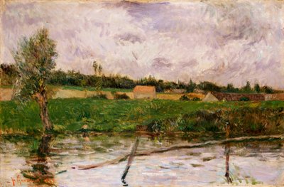 Campo de Bretaña de Paul Gauguin