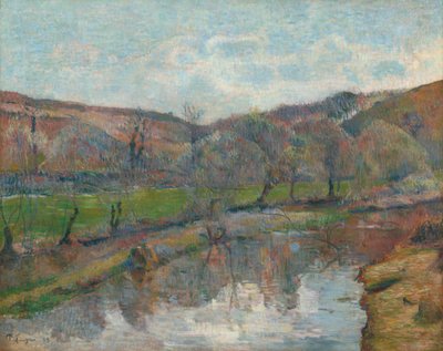 Paisaje de Bretaña de Paul Gauguin