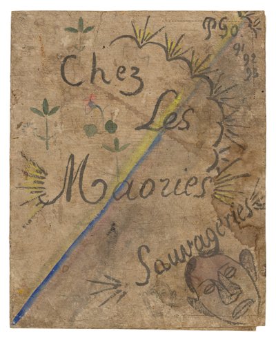 Chez les Maories: Sauvageries (En casa con los maoríes: cosas salvajes) de Paul Gauguin