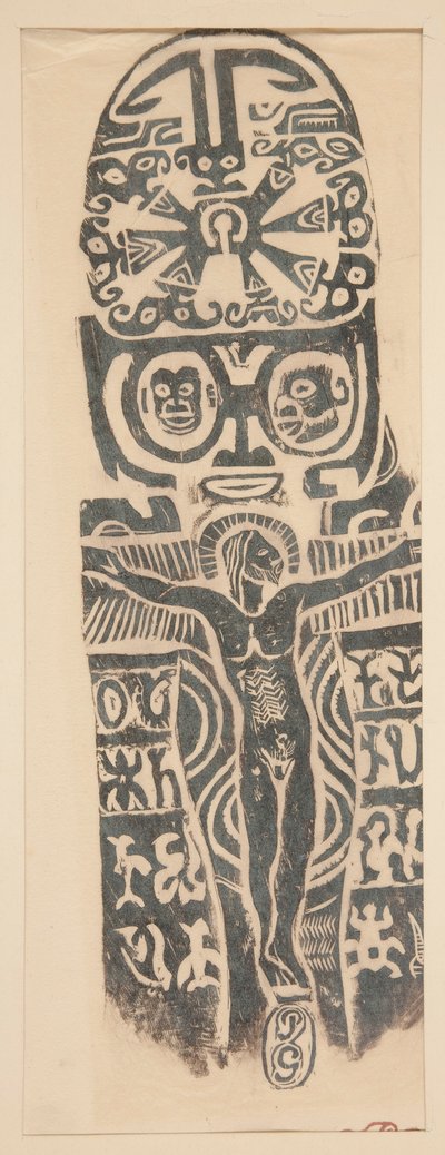 Cristo en la cruz de Paul Gauguin