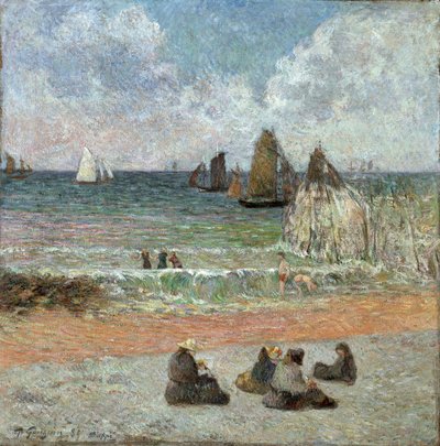 Costa en Dieppe de Paul Gauguin