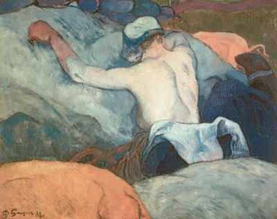 En el heno de Paul Gauguin