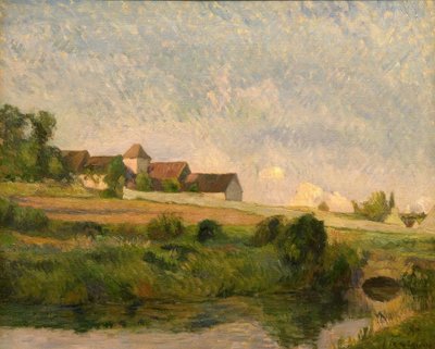 La granja La Groue, Osny de Paul Gauguin