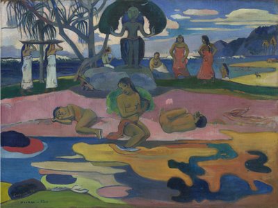 Día del Dios (Mahana no Atua) 1894 de Paul Gauguin