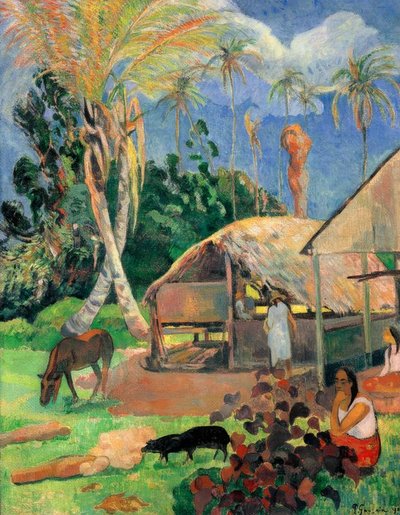 Los cerdos negros de Paul Gauguin